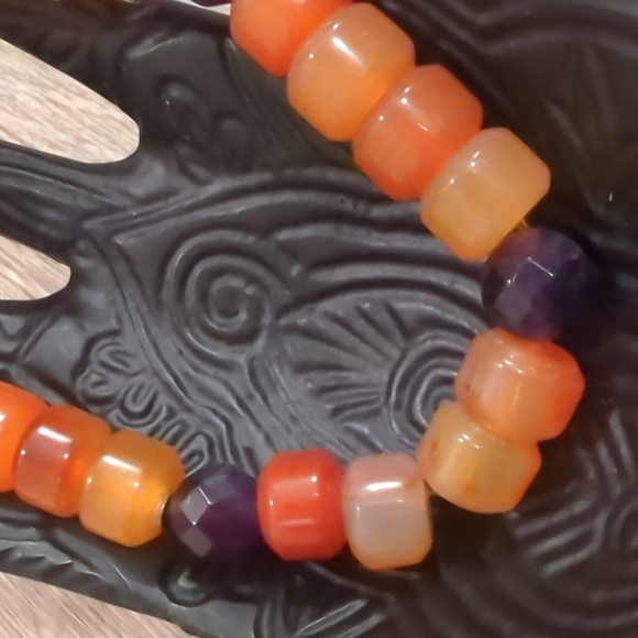 Jay King DTR Carnelian Faceted Amethyst Bracelet - Picture 3 of 7